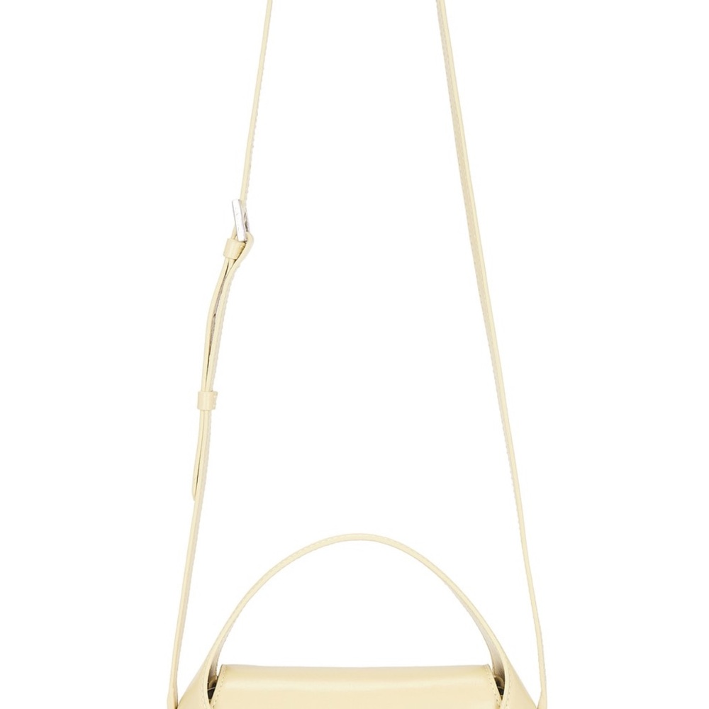 NWT By Far Hari Crossbody Leather Bag in Tapioca
